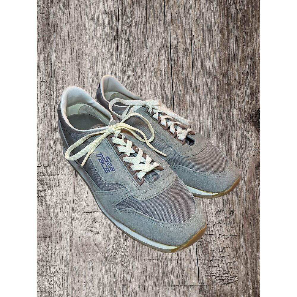 Sea Tracs gray suede sneakers. Size 8.5